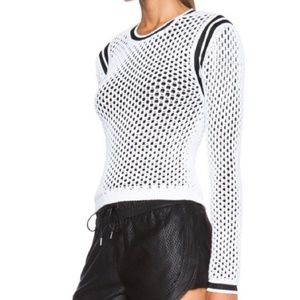 Helmut Lang Athletic Mesh Sweater - sz XS